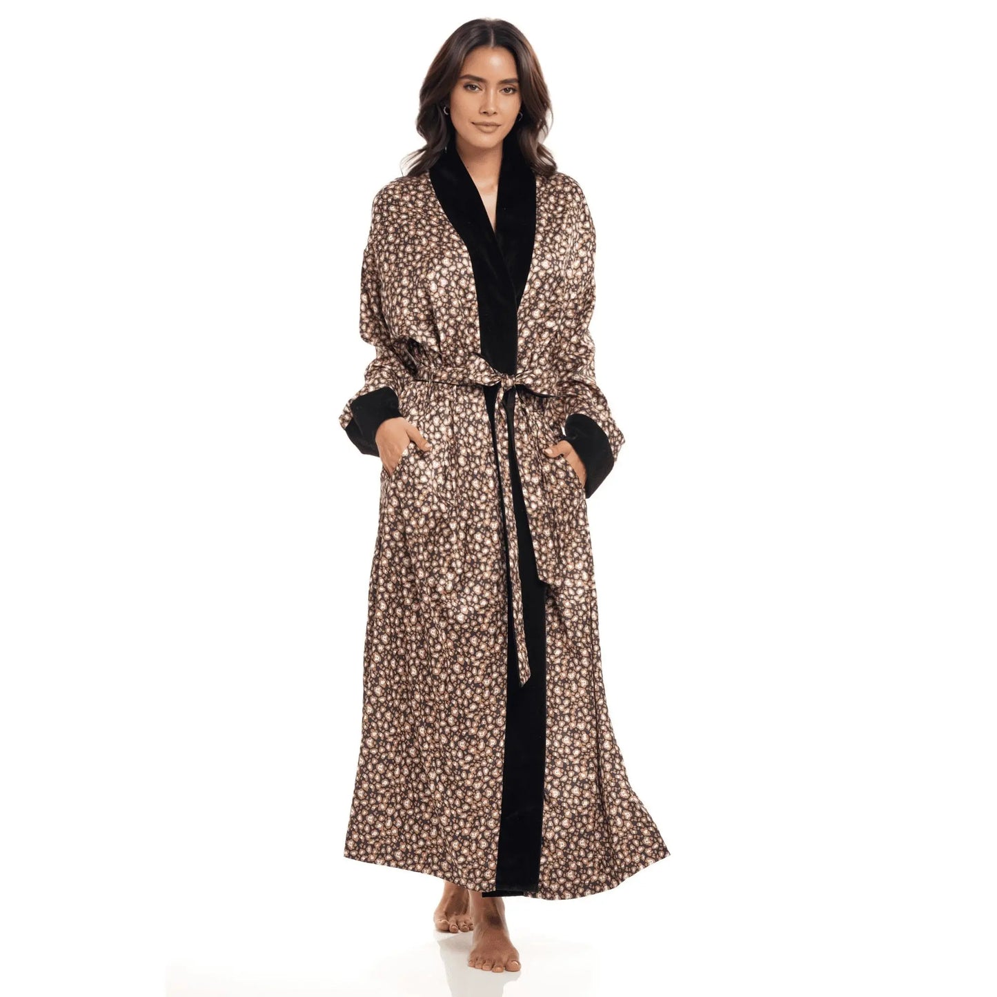 Cheetah Nights Robe Queens Wear Robes