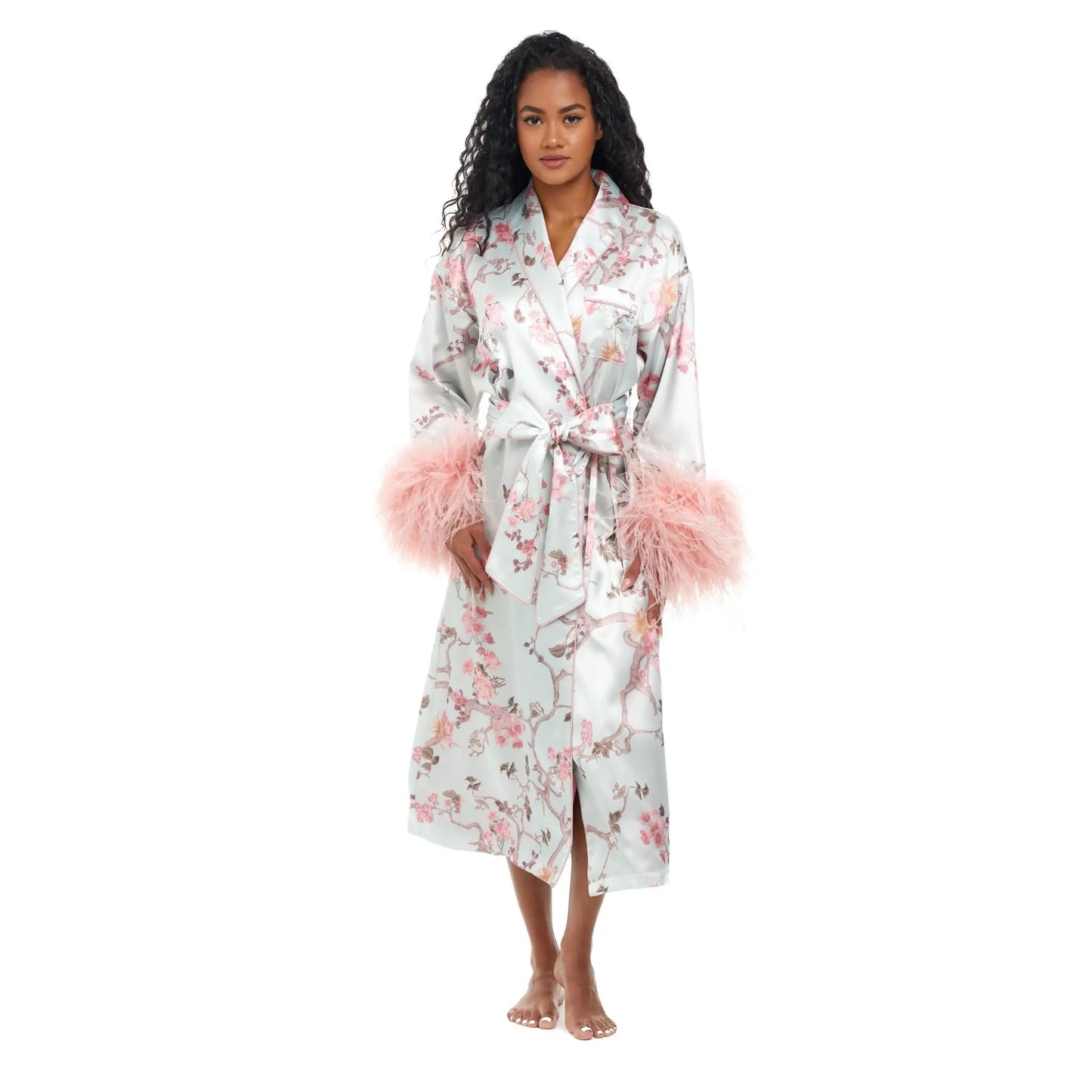 Cherry Blossom Whisper Robe PRE-ORDER Estimated to ship between 10/19 and 10/31 Queens Wear Robes