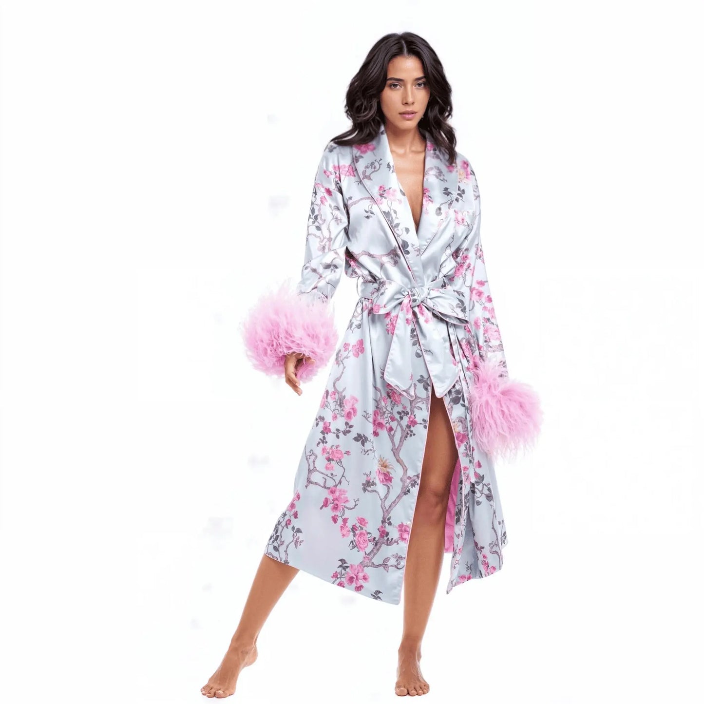 Cherry Blossom Whisper Robe PRE-ORDER Estimated to ship between 10/19 and 10/31 Queens Wear Robes