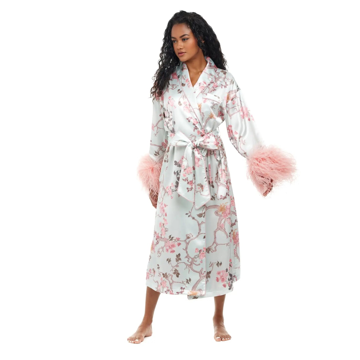 Cherry Blossom Whisper Robe PRE-ORDER Estimated to ship between 10/19 and 10/31 Queens Wear Robes