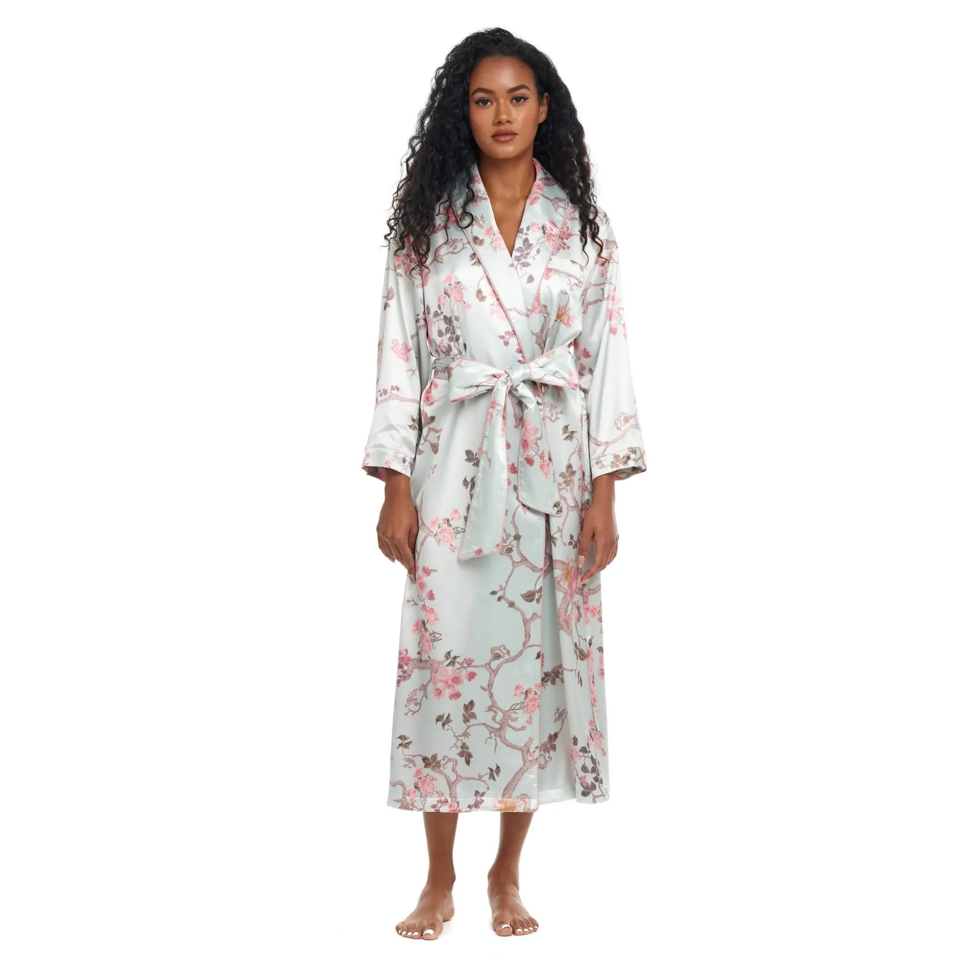 Cherry Blossom Whisper Robe PRE-ORDER Estimated to ship between 10/19 and 10/31 Queens Wear Robes