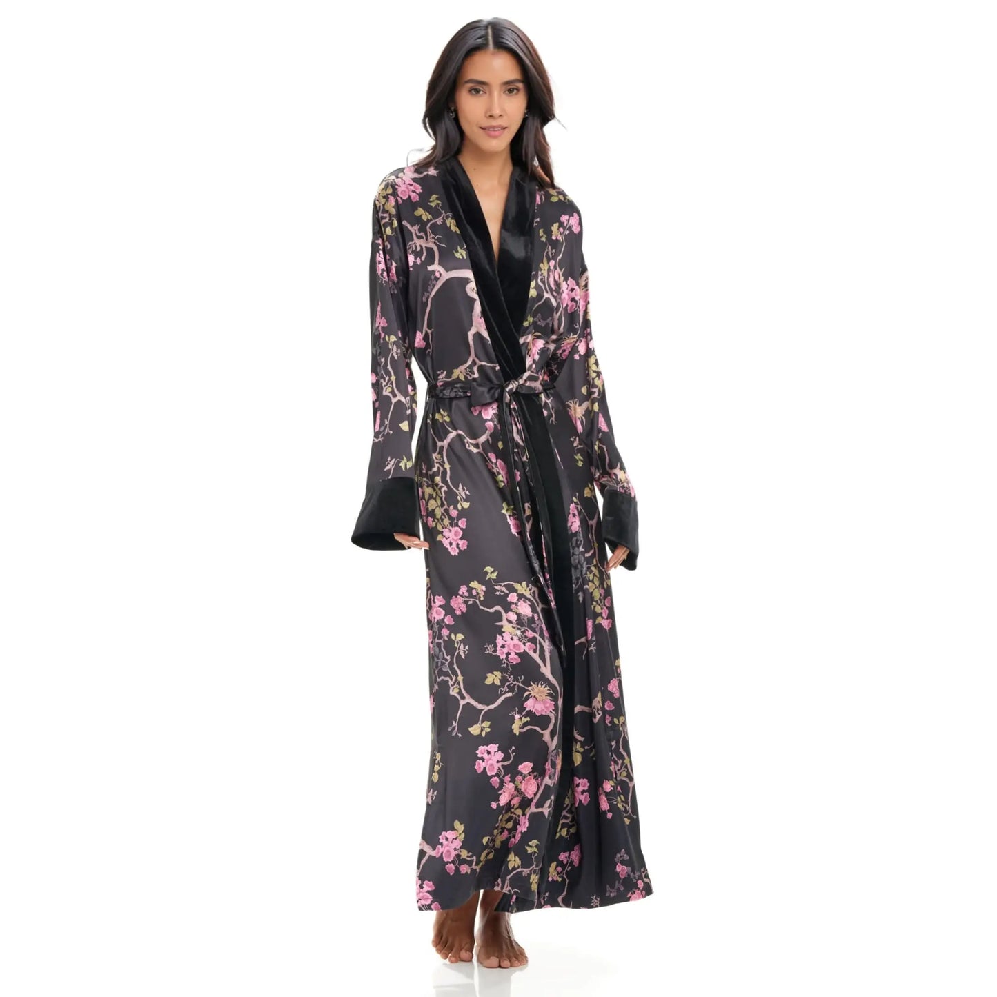 Midnight Blossom Women's Robe Queens Wear Robes