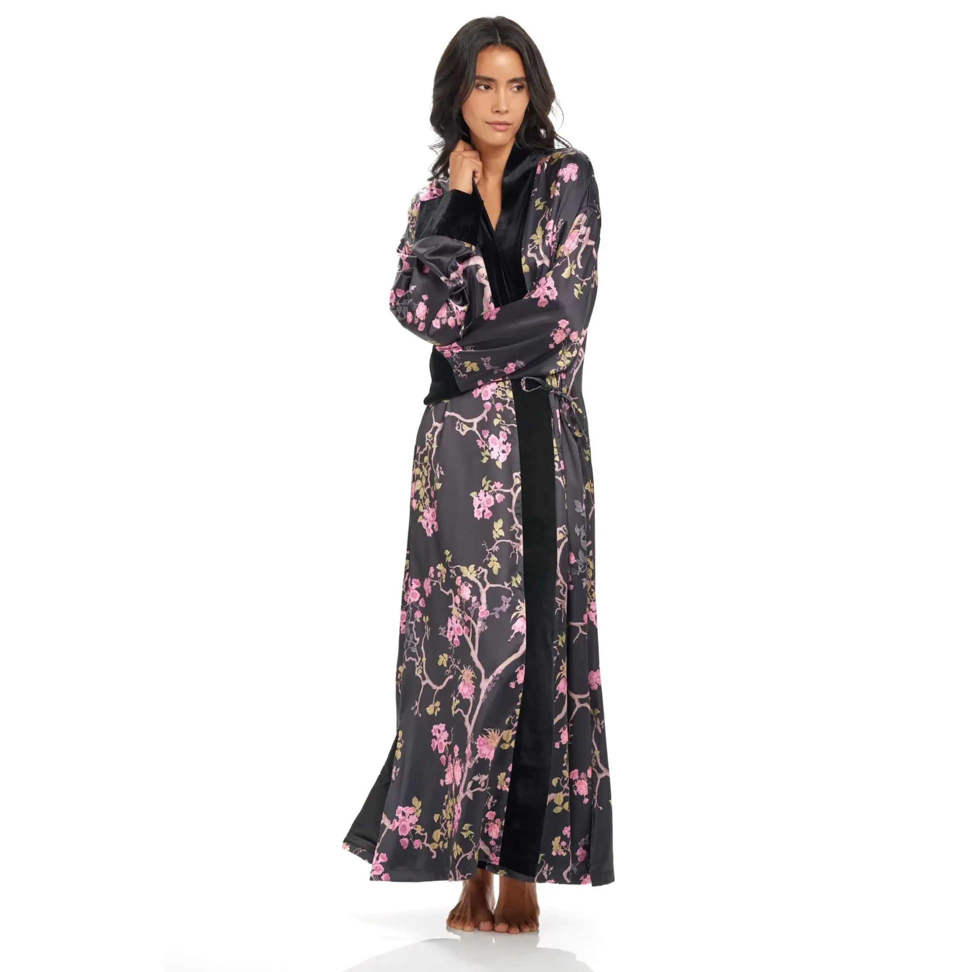 Midnight Blossom Women's Robe Queens Wear Robes